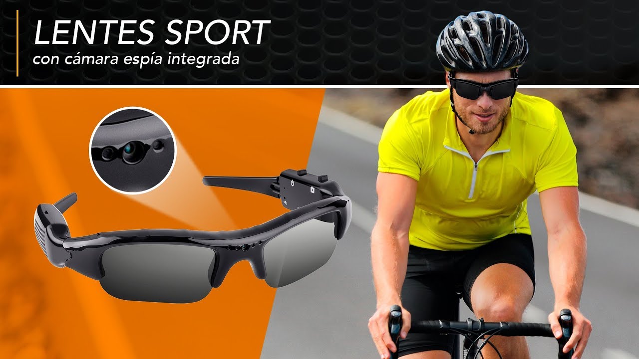 Lentes sport con cámara espía / SPORTGLASS 