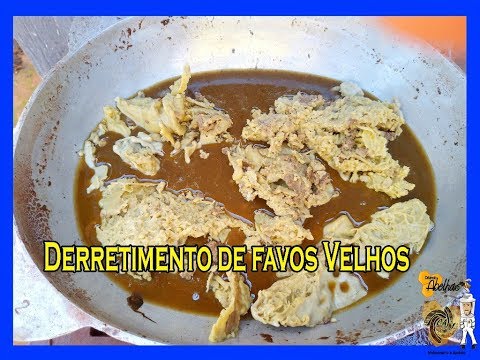 Derretimento de Cera dos Favos-Velhos!