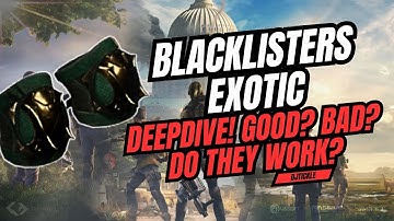 SHOULD YOU USE BLACKLISTERS? DEEPDIVE! DO THEY WORK?  #TheDivision2