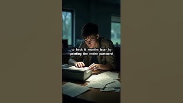 First computer password