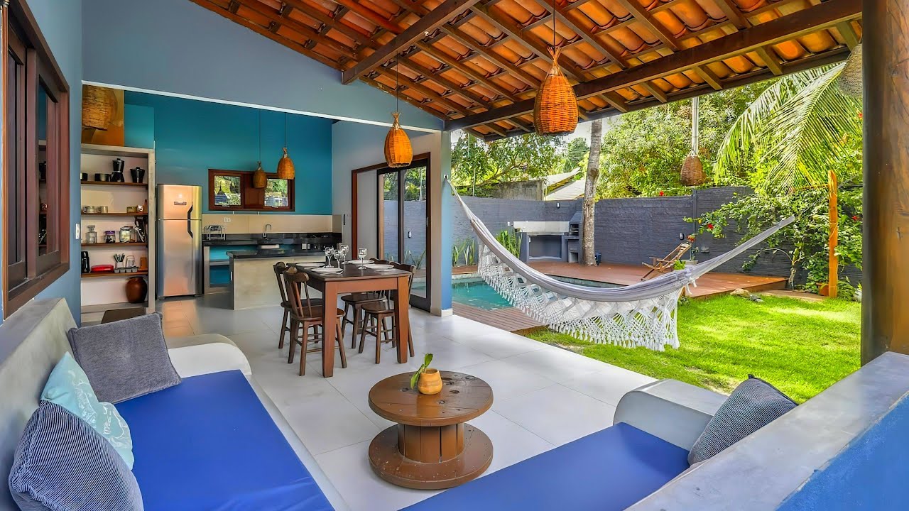 2 CASAS DE PRAIA PEQUENAS | Moderno e rústico