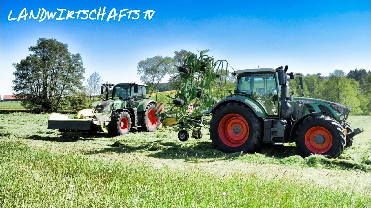 1. SCHNITT 2018 | 2 x FENDT VARIO [724 | 718] | [CLAAS DISCO 3200F | KRONE EASY CUT] | [Full HD]