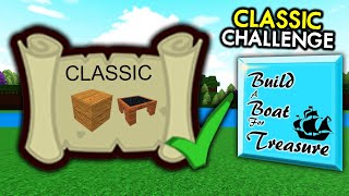 CLASSIC QUEST in Build a boat for Treasure ROBLOX