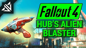 FALLOUT 4: How To Get HUB’S ALIEN BLASTER Unique PISTOL in Nuka World DLC! (Unique Weapon Guide)