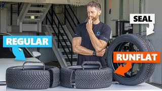 Are Modern Runflat Tires Finally Good? Normal, RFT and SEAL Tires Compared!