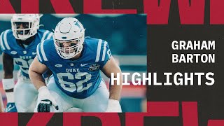 View Highlights of Graham Barton | 2024 NFL Draft | Tampa Bay Buccaneers