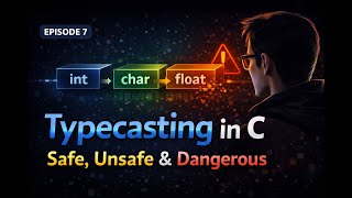 EPISODE 7: Typecasting in C: Safe, Unsafe & Dangerous