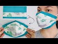 EASY 3D FACE MASK Reversible with 2 Tone! 😲 | Very Easy and Fast way to make Face Mask