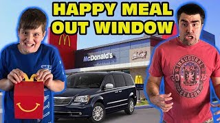 Kid Temper Tantrum Throws Sister S Happy Meal Out Window Almost Hit Other Kids