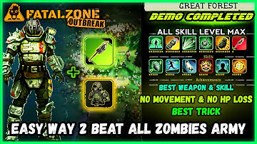 Fatalzone: OutBreak | Easy Way to Beat All Zombies Army | Demo Completed New Gameplay - Tips & Trick