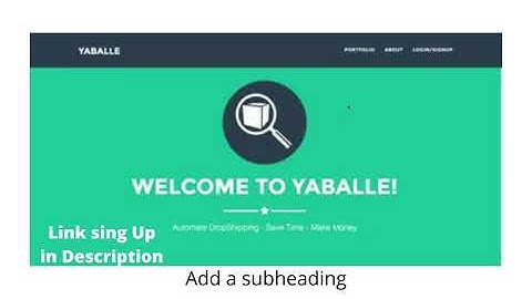 how to register sing up on yaballe