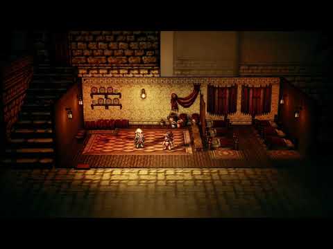 Master's favorite dancer. Jealousy. Primrose Azelhart. Prologue. Octopath Traveler . Nintendo Switch