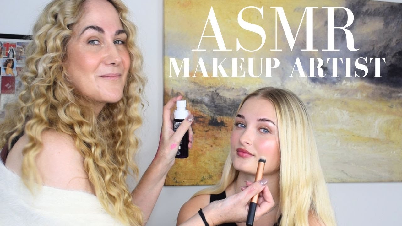 ASMR Makeup Artist | Ultra Feminine Watercolour Makeup Method 💗 Soft & Glowing Tutorial