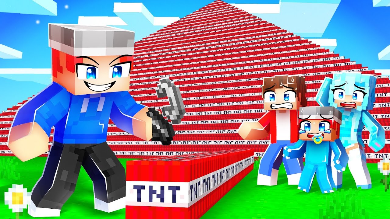 Minecraft's Largest TNT Explosion!