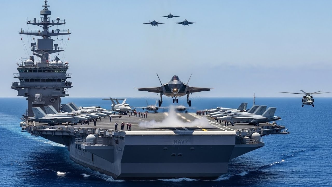 HIGH ALERT! US Aircraft Carrier Reinforced With 90 Aircraft