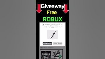 FREE ROBUX Giveaway #giveaway #roblox #robux #shorts
