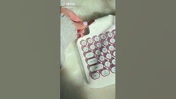 TikTok Made Me Buy It Amazing Typewriter Bluetooth with LEDS!