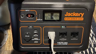 Jackery 1000 powers my 900-1300W space heater with no problem!