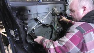 02 BUICK RENDEZVOUS WINDOW REGULATOR TRACK REPAIR