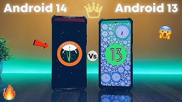 Android 14 Vs Android 13 Comparison Side By Side 😎