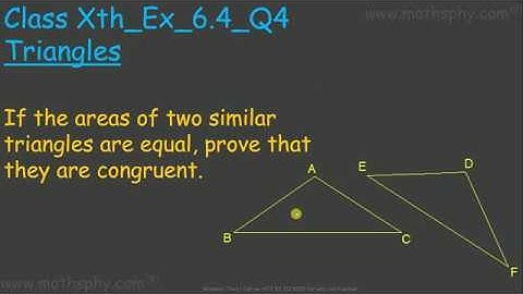 Triangles Similarity Class 10 Ex 6.4 Question 4, Math Class 10, NCERT Solution