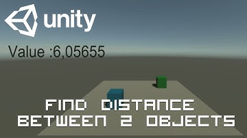 Distance Between 2 objects (Unity3D)