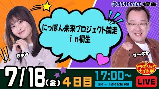 ボートレース桐生（公式）の配信のサムネイル画像