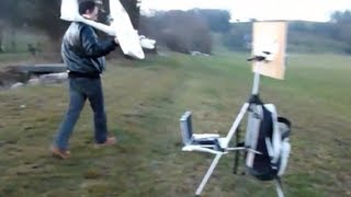 AEROMODELISME FPV DEMONSTRATION SETUP VOL IMMERSION EASYSTAR PLANE AVION MULTIPLEX RC