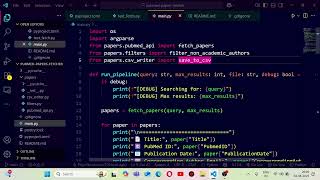 Details PubMed Research Filter CLI Tool | Python Project by Priya Nandwani Update