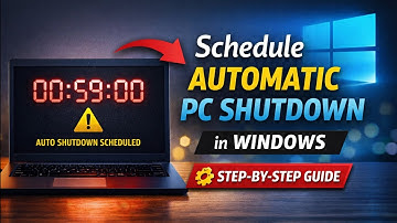 How to Schedule Automatic PC Shutdown in Windows | Step-by-Step Guide