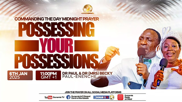 POSSESSING YOUR POSSESSIONS - Commanding The Day Prophetic Declarations 06-01-2025 #drpaulenenche