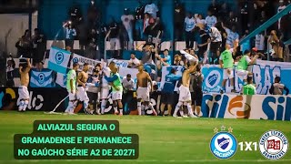 Glória 1X1 Gramadense - Campeonato Gaúcho Série A2 2026 | 15° Rodada.