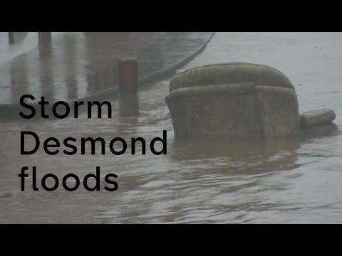 Storm Desmond batters Scotland, Wales and northern England