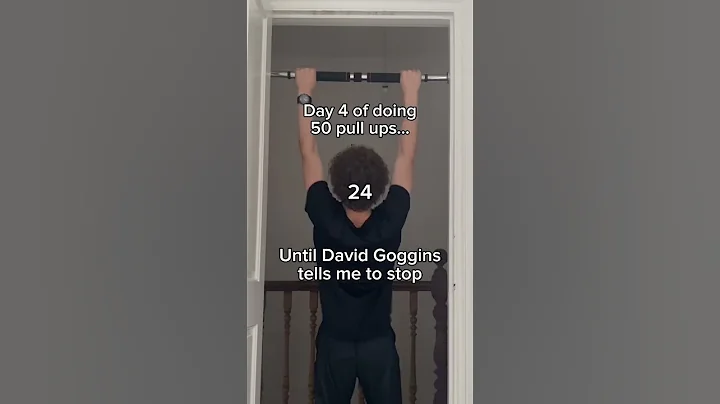 Day 4 of doing 50 pull ups until David Goggins tells me to stop | #davidgoggins #pullups #shorts