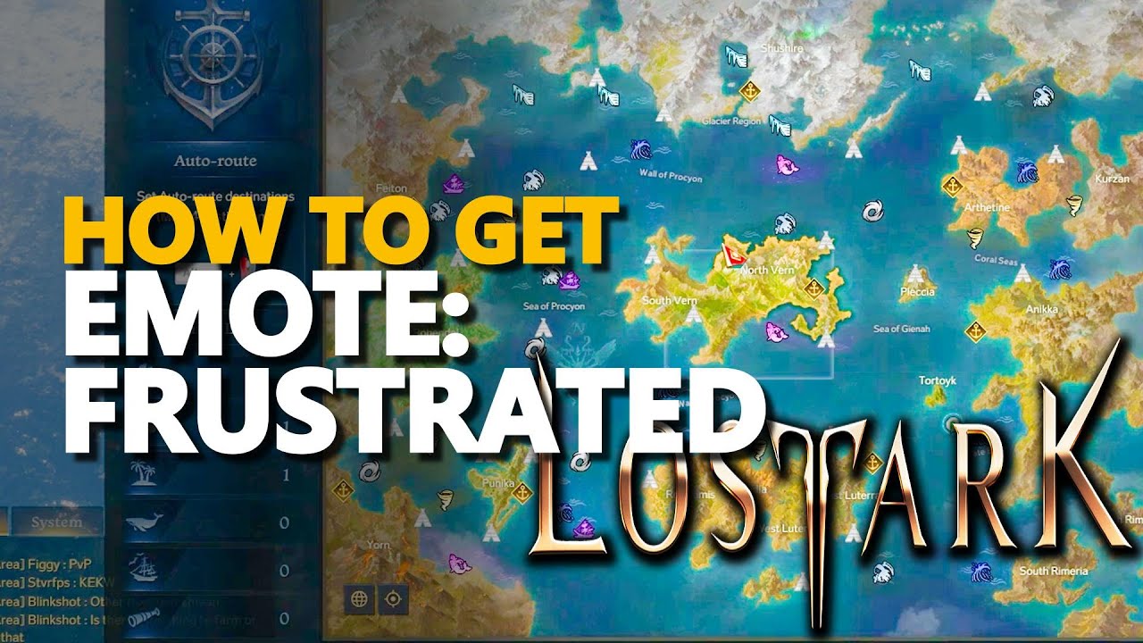 How to get Emote Frustrated Lost Ark - YouTube