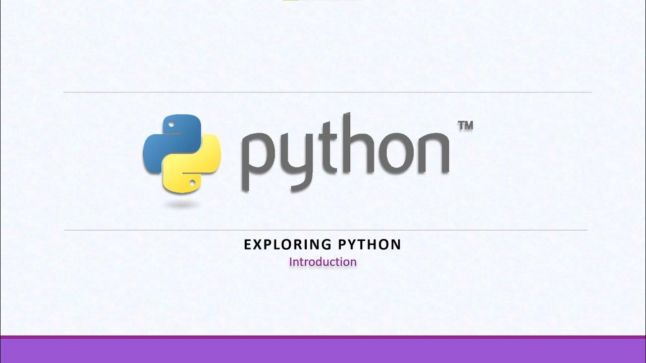 Python Introduction: Complete Guide - YouTube