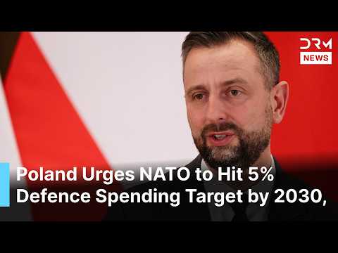Video BREAKING: Poland Urges NATO to Hit 5% Defence Spending Target by 2030, Not 2035 | AC1B