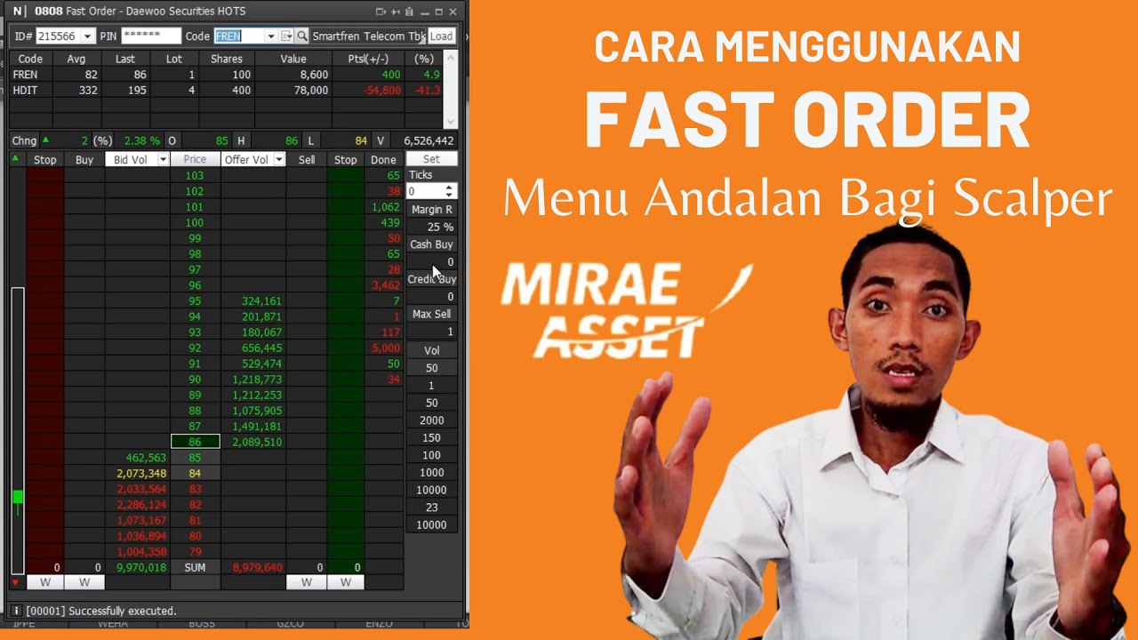 Fast order. Mirae Asset Venture investment.