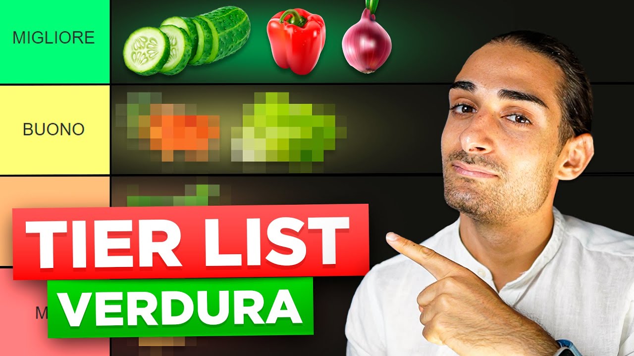 TIER LIST delle VERDURE secondo un DIETISTA