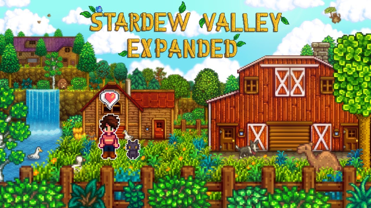 [VOD] Playing Stardew Valley Expanded for the FIRST TIME - YouTube