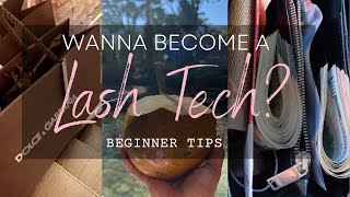 RICH OFF LASHES💕 | BEGINNER LASH TECH TIPS + ADVICE