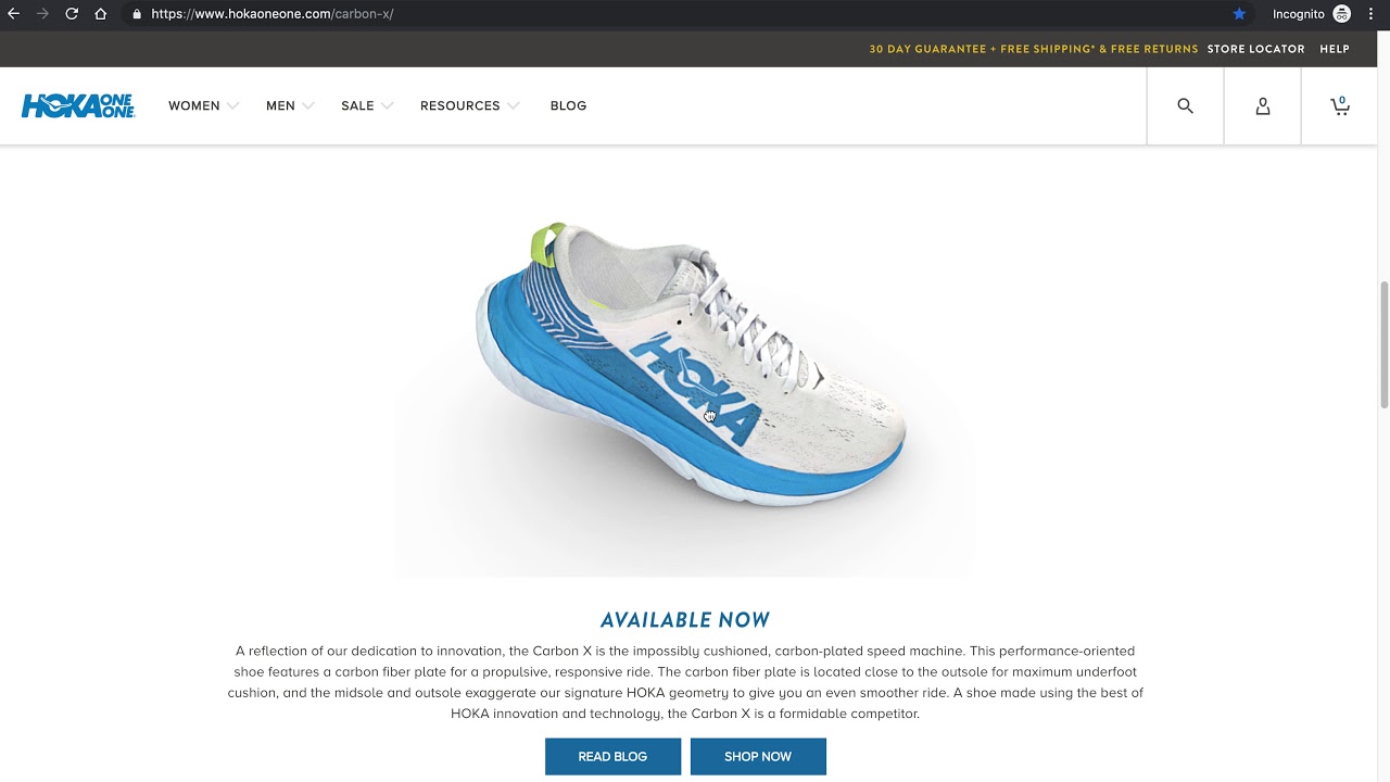 hoka one one website