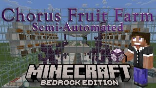 Automated Chorus Fruit?! - Minecraft Bedrock 1.20+