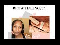 Brow Tinting + Marketing Chat