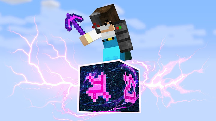 Minecraft, But On 1 Immortal Block