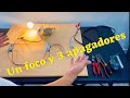 Un foco y 3 apagadores 