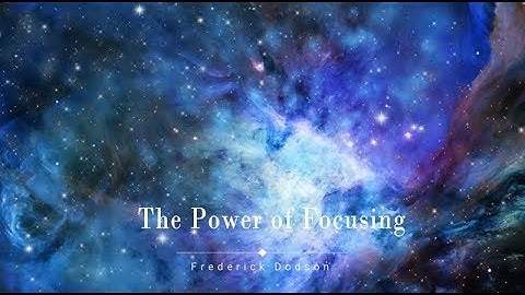 The Power of Focusing