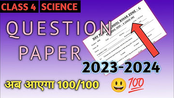 Dav class 4 science question paper of periodic test 3 examination | Dav paper Zone | 2023 |