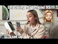 IPHONE XS UNBOXING + SET UP