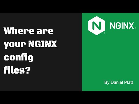 Where are NGINX config files located on Ubuntu and MacOS including nginx.conf